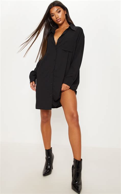 oversized boyfriend shirt dress.